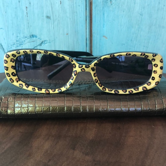 Animal print sunglasses - yellow/brown/black - Picture 2 of 12